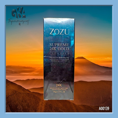 Limpiador Facial Supremo De Oro 24k Zozu