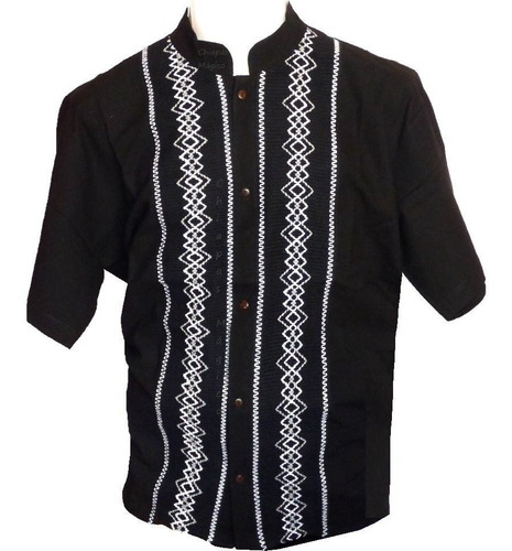 Camisas De Chiapas Talla Xl / Presidencial Negra / Envio Fl