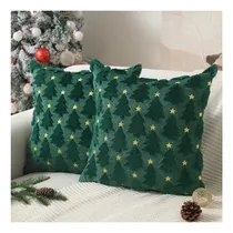 Comprar Fundas Navideño Para Cojines 45 X 45 Cm, 2 Felpa Fundas Para