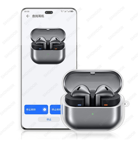 Funda Para Samsung Galaxy Buds 3 Pro Cáscara Transparente