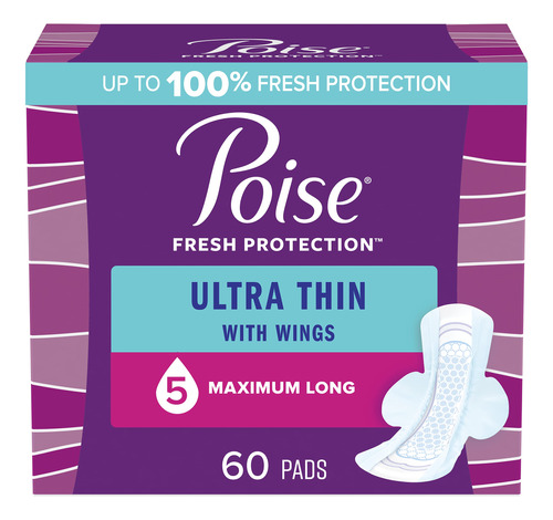 Poise Almohadillas De Incontinencia Ultrafinas Para Mujer, C