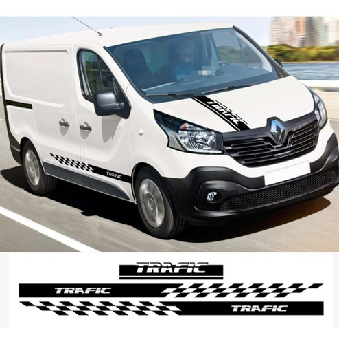 Calcomania Adhesiva Franjas Laterales Renault Trafic