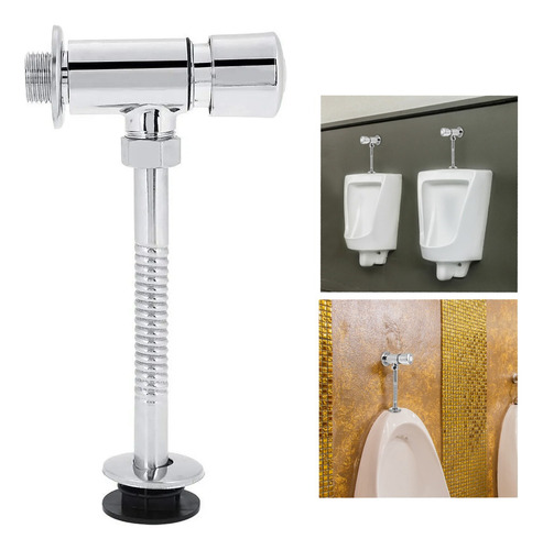 Llave Temporizadora Para Mingitorio Boton Cromada Fontanery
