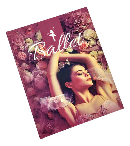 Caixa Livro Decorativa Ballet Rosas 30x24x5cm G