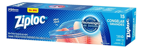 Bolsas Para Congelar Ziploc Grandes 15 Bolsas