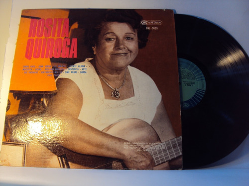 Vinilo Lp 124 Rosita Quiroga Carro Viejo Gran Señor