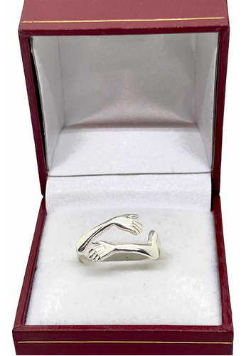 Anillo De Plata 925 Un Con Amor¨ San Valentin