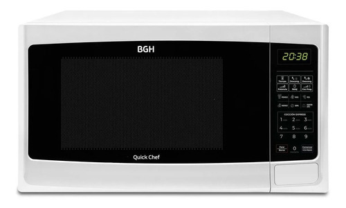 Horno Microondas Digital Bgh Quick Cheff B120db9 20lts 700w