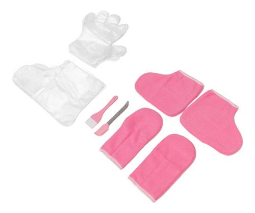 Guantes De Baño De Cera De Parafina, Forros Para Pies Y Mano