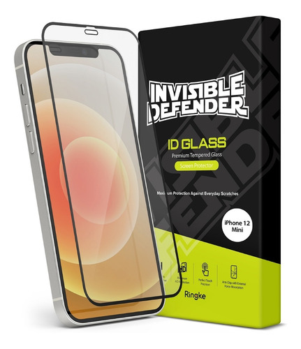 Imagen 1 de 9 de Vidrio Templado iPhone 12 Mini 5.4 Full Cover Ringke
