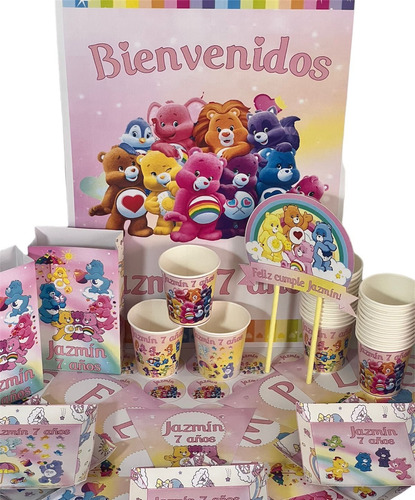 Cotillón Infantil Personalizado Premium X 15 Oso Cariñoso