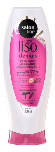 Defrizante Meu Liso Demais Protetor Térmico Salon Line 200ml