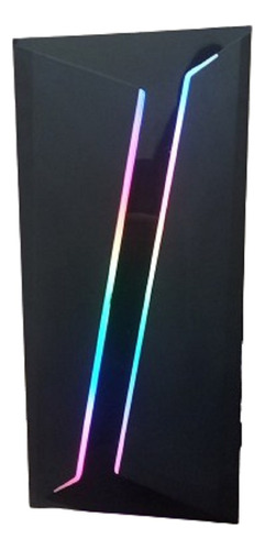 Case Gaming Grande  Con Rgb Con Vidrio Templado