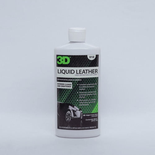 3d Liquid Leather/ Acondicionador De Cueros 500ml