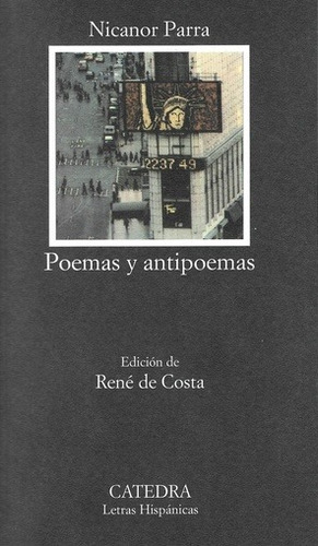 Poemas Y Antipoemas - Parra Nicanor (libro) - Nuevo