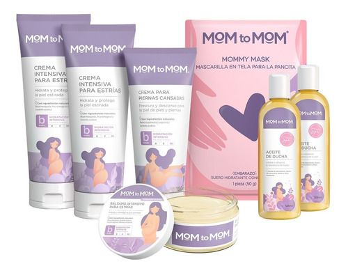 Kit Mom To Mom Etapa B 6-9 Meses Embarazo