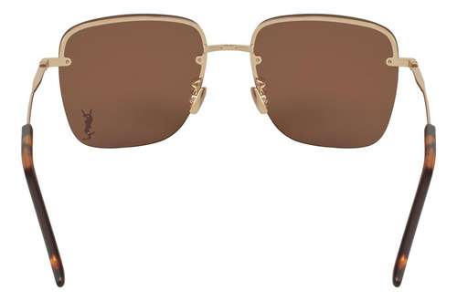 Lentes Saint Laurent Sl 312m 008 Square Shape Coffe