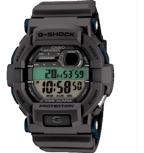 Relógio Casio G-shock Gd-350-8dr Cor da correia Cinza-escuro Cor do bisel Cinza-escuro Cor do fundo Bege