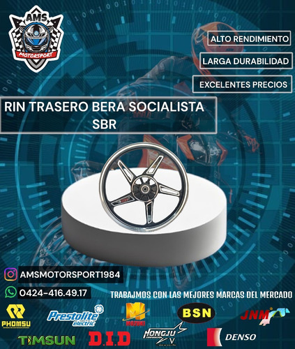 Rin Trasero Bera Socialista Sbr 