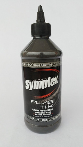 Polichado Restaurador De Negro De Carros  Symplex  1/2 Litro