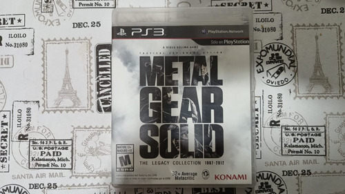 Metal Gear Solid The Legacy Collection 1987-2012 Ps3 Físico