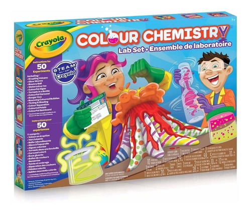 Juguete Cientifico Color Chamistry Lab Set Crayola 47 Piezas