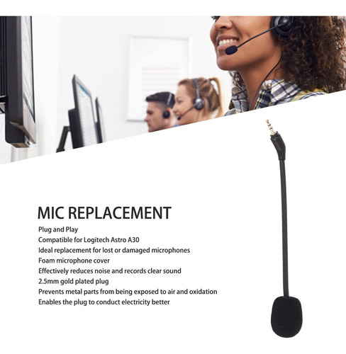 Reemplazo De Micrófono Para Auriculares De Juego Astro Logit