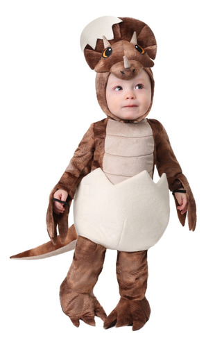 Disfraz/cosplay Dinosaurio Triceratop En Huevo Para Bebe