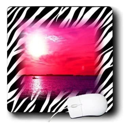 3drose Llc 8 X 8 X 0.25 Inches Mouse Pad, Fuchsia Sunset On