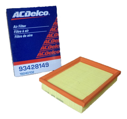 Filtro De Aire Chevrolet Corsa (motor) #93428149 Acdelco