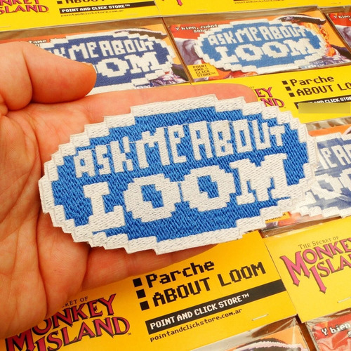 Parche - Ask Me About Loom / Monkey Island ( 2 Modelos)