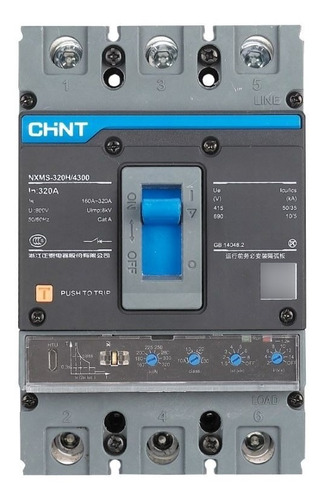 Breaker Trifásico Caja Moldeada 1250 Amp   Chint