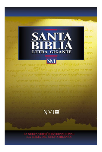 Biblia Nueva Versión Internacional Letra Gigante Nvi Negro