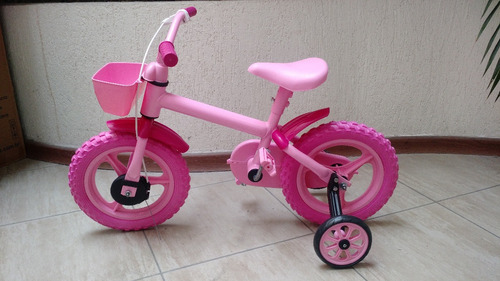 Bicicleta Infantil Aro 12 Track Rosa