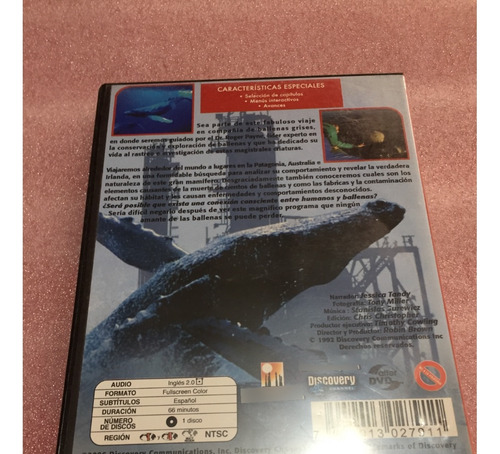 En Compañia De Ballenas Dvd (Usado)