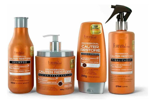 Kit Cauterização Capilar Cauter Restore Forever Liss