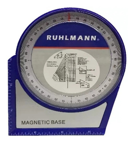 Nivel Magnetico Inclinometro Medidor De Angulos Ruhlmann