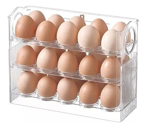 Organizador De Huevos 3 Niveles De 30 Huevos 