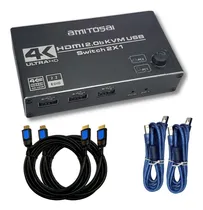 Comprar Switch Kvm 4k Udh 2 Puertos Hdmi Usb+ 2 Hdmi V2 4k 1,5m