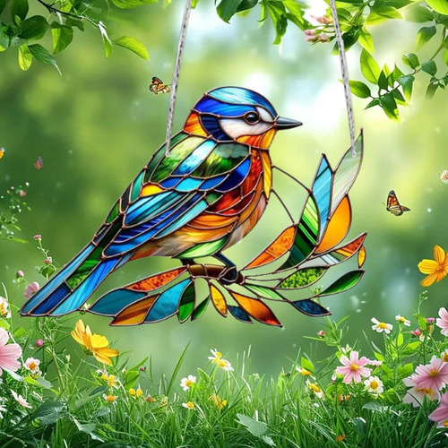 Atrapasoles C Con Forma De Colibrí Para Colgar En La Ventana