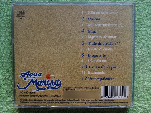Eam Cd Agua Marina Vol. 14 Original 2002 Sechura Piura Peru (Usado)