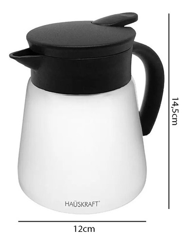 Imagem 2 de 3 de Garrafa Térmica Café Chá Leite 600ml