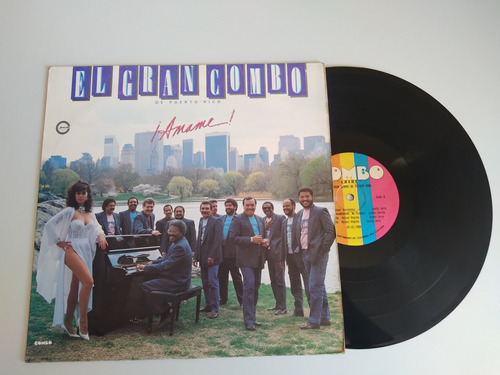 El Gran Combo Amame, Aguacero Lp Vinilo 1989 Combo Colombia