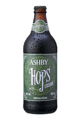 Cerveja Ashby Hops Escura- Caixa Com 12 Unidades