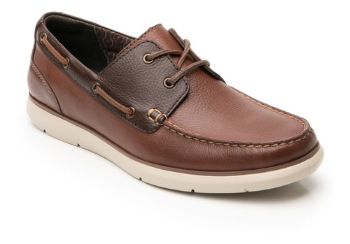 Imagen 1 de 6 de Calzado Zapato Flexi 403604 Tan Cafe Casual Vestir Oficina