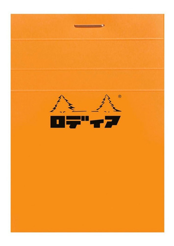  Rhodia Katakana 112100K 80 folhas  quadriculadas 1 assuntos unidade x 1 7.4cm x 10.5cm cor laranja