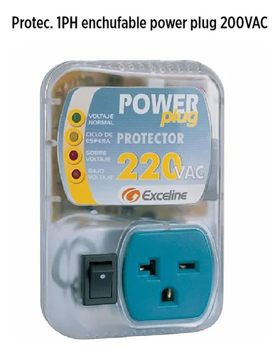 Protec. 1ph Enchufable Power Plug 200vac