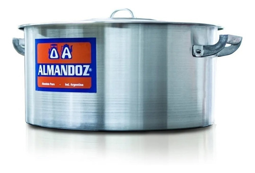 Cacerola Gastronomica Aluminio Almandoz Nº 38 21 Litros 