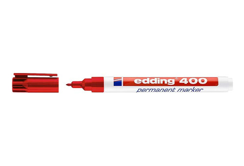 Marcador Permanente Edding 400 Punta Fina X10