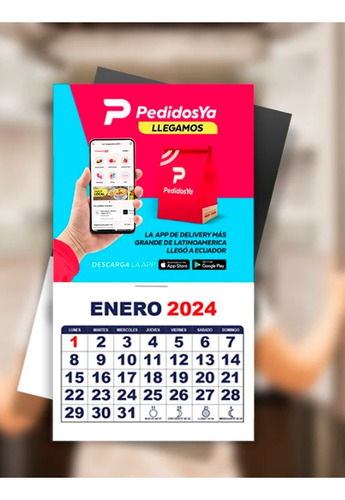 1000 Calendarios Magnéticos 